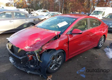 2018 Hyundai Elantra Sel from USA, damaged, VIN 5NPD84LF4JH375587